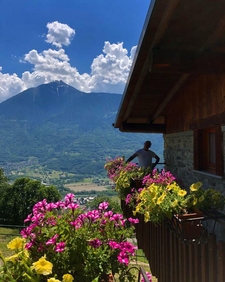 Agriturismo Cavria Castione Andevenno Bagian luar foto